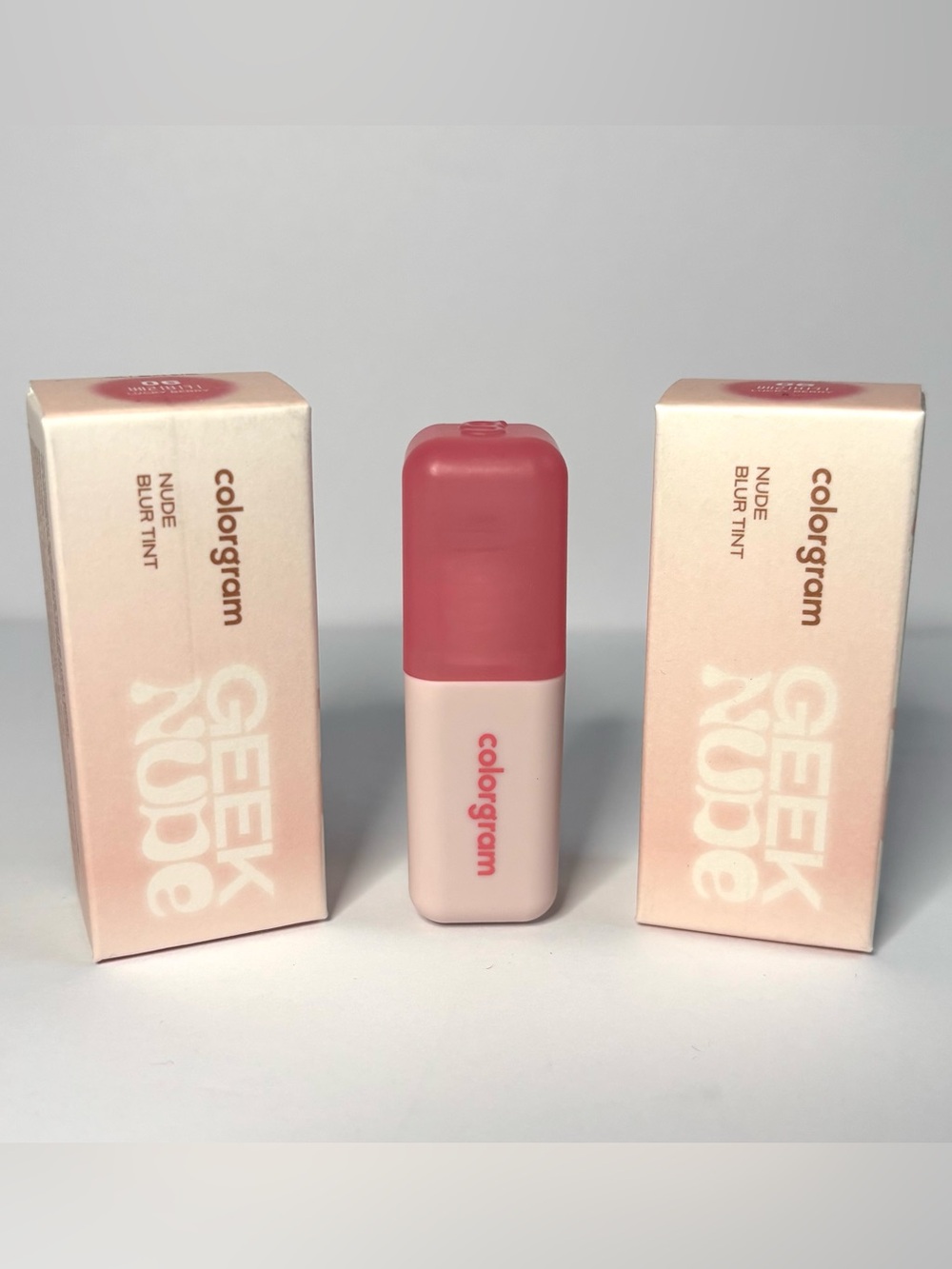 Set of TWO COLORGRAM Nude Blur Lip Tints in Shade 06 - Lucky Berry